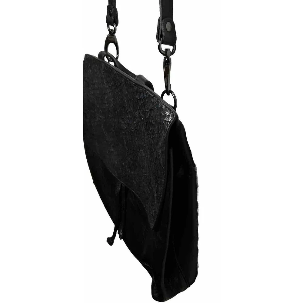 Pietro Alessandro genuine Italian‎ leather snakeskin shoulder bag
